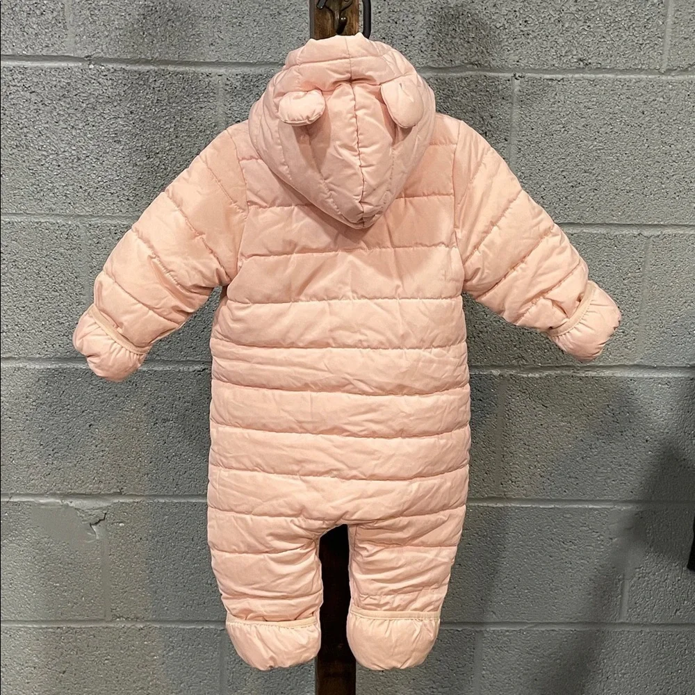 H&M Pink Quilted Kids One Piece Footie